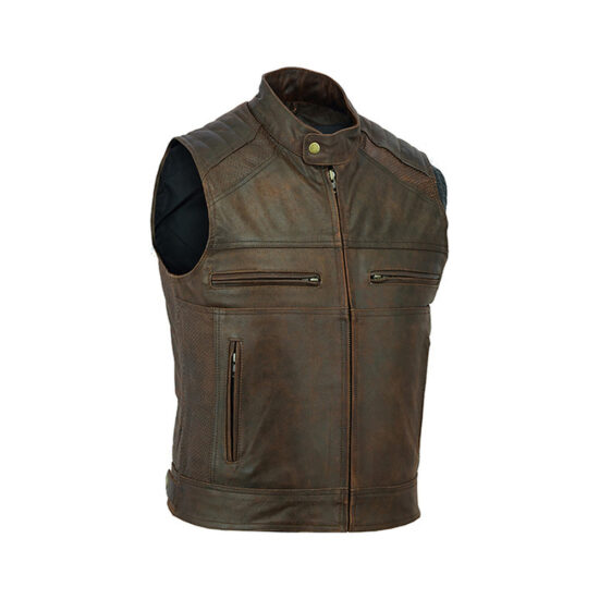 Man Leather Vests