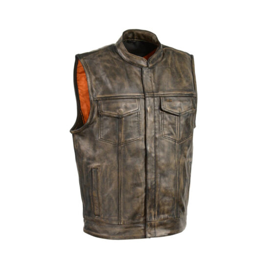 Man Leather Vests